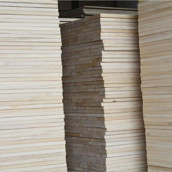 Wholesale Solid Wood Ecological Board a Word Partition Wall Shelf Wardrobe Layered Board DIY Building Model Paint Free Board